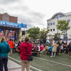 Coupe d'Europe oblige... la fan zone !