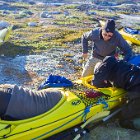 Réparation du bout du safran qui a cassé