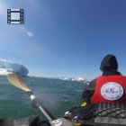 A travers les icebergs, impressionnant, immense...