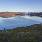 4h... Première nuit de garde ! Un ours a été signalé à Ilulisat se dirigeant vers le nord... donc vers nous !
