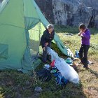 Préparatifs du départ pour 3 jours de rando