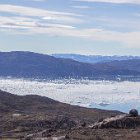 Après un peu plus d'une heure de montée, première vision de Torssukátak