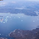 Au dessus de Ilulisat et du fjord de glace